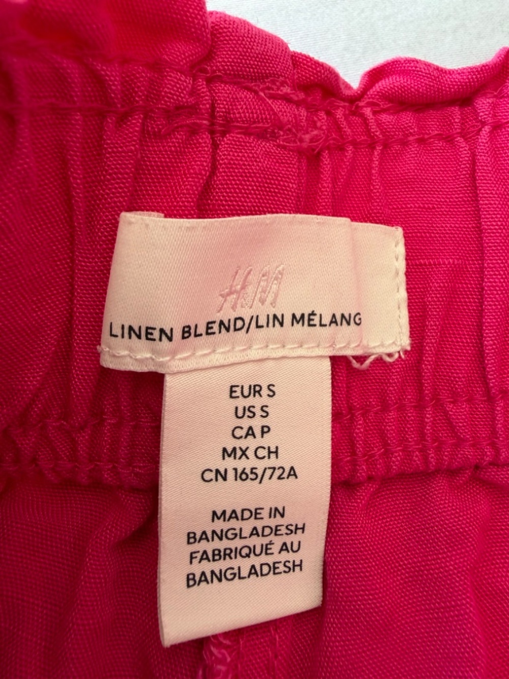 Linen-blend shorts - Picture 2 of 2